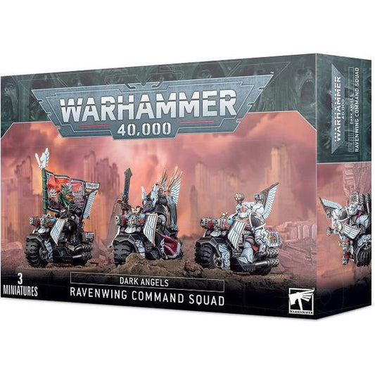 This kit contains 102 components, a Space Marines Transfer Sheet, five 40mm round bases, and one 25mm round base with which to make a Deathwing Command Squad, Deathwing Knights or five Deathwing Terminators.
This kit comes supplied unpainted and requires assembly – we recommend using Citadel Plastic Glue and Citadel Paints.