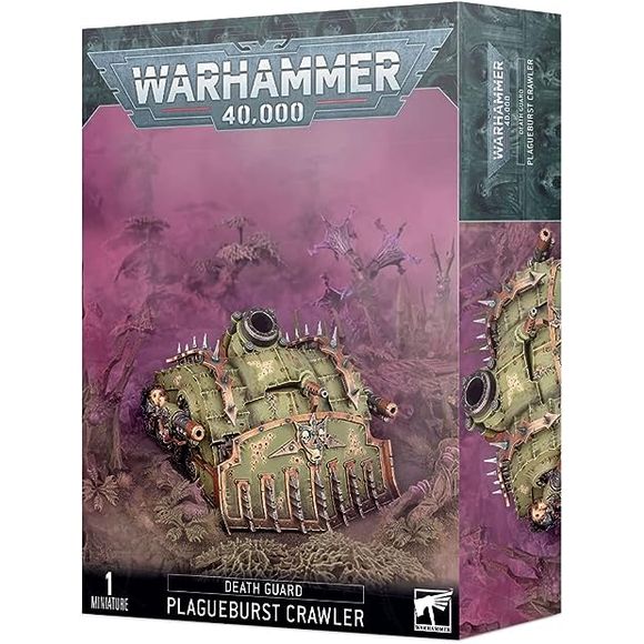 This multi-part plastic kit contains the components necessary to assemble a Plagueburst Crawler