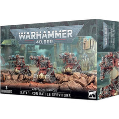 This multi-part plastic kit contains an impressive 157 components, with which you can make three Battle Servitors, either Kataphron Destroyers or Kataphron Breachers. Supplied are three Citadel 60mm Round Bases.