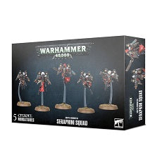 The kit builds five Seraphim.