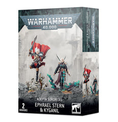 The set includes:
- 1x Ephrael Stern (supplied with a Citadel 32mm Round Base)
- 1x Kyganil (supplied with a Citadel 32mm Round Base)