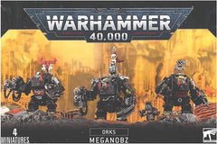 This kit builds a group of Ork Meganobz
