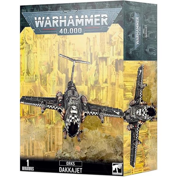 This multi-part plastic set builds one Dakkajet.