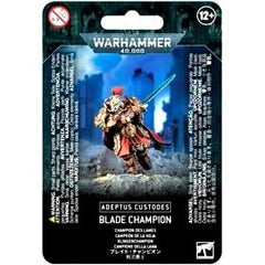 This kit is comprised of 19 plastic components, with which you can assemble one Blade Champion model. This model is supplied with one Citadel 40mm round base. This miniature is supplied unpainted and requires assembly – we recommend using Citadel Plastic Glue and Citadel paints.