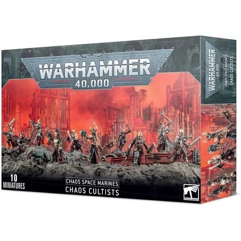 This multipart plastic kit builds 10 Chaos Cultists. This set comprises 41 plastic components and is supplied with 10x Citadel 25mm Round Bases. These miniatures are supplied unpainted and require assembly – we recommend using Citadel Plastic Glue and Citadel paints.
