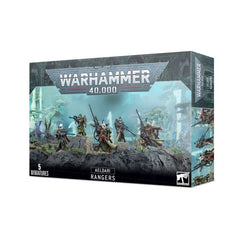This kit builds five Aeldari Rangers. This set comprises 63 plastic components, and is supplied with 5x Citadel 28.5mm Round Bases, 1x Citadel 25mm Round Base, and 1x Aeldari Transfer Sheet containing 378 high-quality waterslide transfers.
These miniatures are supplied unpainted and require assembly – we recommend using Citadel Plastic Glue and Citadel paints.