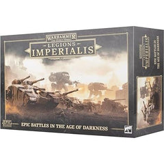 This box contains:
- 240-page hardback Warhammer: The Horus Heresy – Legions Imperialis Rulebook
- 61x tokens
- 2x quick reference sheets
- 21x dice
- 3x templates
- 2x measuring sticks
- 1x transfer sheet containing 556 decals
- 223x epic scale plastic Citadel miniatures, which combine to build 61x models as follows:
- 27x Legiones Astartes models:
- 2x Legion Command Squads
- 8x Tactical Legionaries Squads
- 2x Legion Terminators Squads
- 2x Assault Marines Squads
- 2x Support Legionaries with Plasma Gun