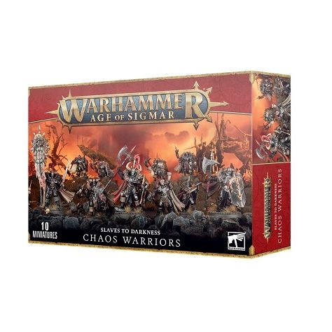 This multipart plastic kit builds 10 Chaos Warriors. This kit comprises 97 plastic components, and is supplied with 10x Citadel 32mm Round Bases. These miniatures are supplied unassembled and unpainted – we recommend using Citadel Plastic Glue and Citadel Colour paints.