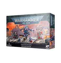 This box contains all the parts necessary to assemble the Broodcoven. The kit builds 1x Patriarch, 1x Primus, 1x Magus and 2x Genestealer Familiars.