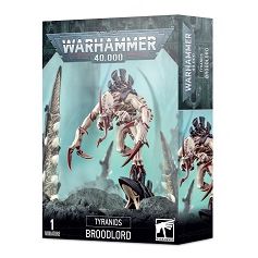 This multi-part plastic kit contains the components necessary to assemble one Tyranid Broodlord, and is supplied with one Citadel 75x42mm Oval base.