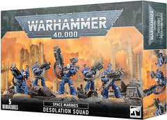This multipart plastic kit builds five Desolation Marines