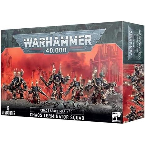 Warhammer 40k: Chaos Space Marines - Terminators | Galactic Toys & Collectibles
