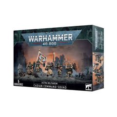 This multipart plastic kit builds a Cadian Command Squad. This kit comprises 123 plastic components, and is supplied with 5x Citadel 28.5mm Round Bases. Also included is an Astra Militarum Infantry Transfer Sheet, with 597 transfers featuring numerals, squad markings, and Cadian regimental heraldry. These miniatures are supplied unpainted and require assembly – we recommend using Citadel Plastic Glue and Citadel Colour paints.