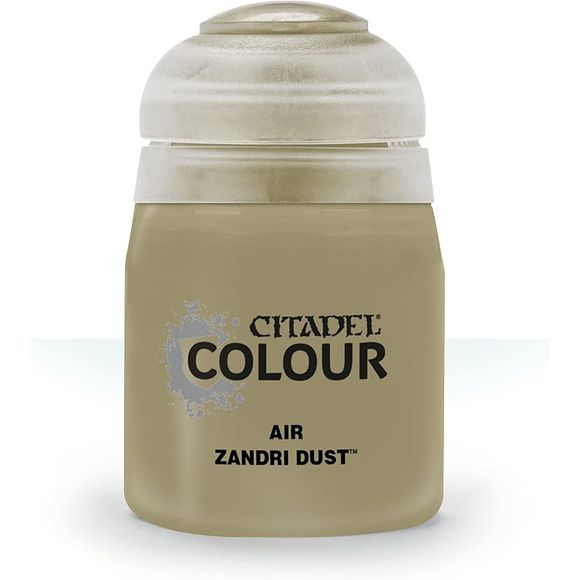 This paint pot contains .8 fl oz of Zandri Dust. This watercolor based paint is intended to be used with an airbrush.