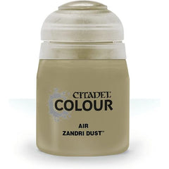 This paint pot contains .8 fl oz of Zandri Dust. This watercolor based paint is intended to be used with an airbrush.