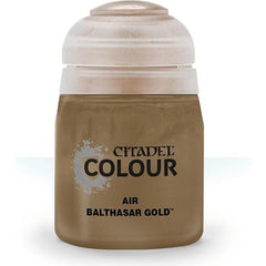 This paint pot contains .8 fl oz of Balthasar Gold. This watercolor based paint is intended to be used with an airbrush.