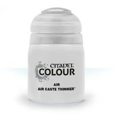 This paint pot contains .8 fl oz of Air Caste Thinner. This watercolor based paint is intended to be used with an airbrush.