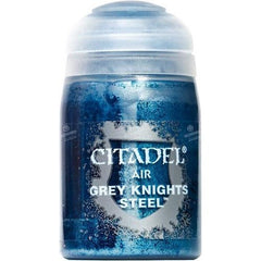 This paint pot contains .8 fl oz of Grey Knights Steel. This watercolor based paint is intended to be used with an airbrush.