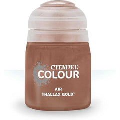 This paint pot contains .8 fl oz of Thallax Gold. This watercolor based paint is intended to be used with an airbrush.