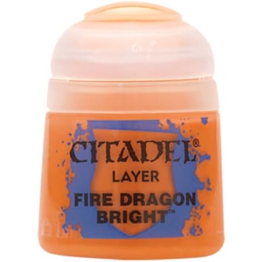 Citadel Layer paints are high quality acrylic paints, and with 70 of them in the Citadel Paint range, you have a huge range of colours and tones to choose from when you paint your miniatures. They are designed to be used straight over Citadel Base paints (and each other) without any mixing. By using several layers you can create a rich, natural finish on your models that looks fantastic on the battlefield.
12 ml