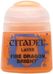 Citadel Layer paints are high quality acrylic paints, and with 70 of them in the Citadel Paint range, you have a huge range of colours and tones to choose from when you paint your miniatures. They are designed to be used straight over Citadel Base paints (and each other) without any mixing. By using several layers you can create a rich, natural finish on your models that looks fantastic on the battlefield.
12 ml