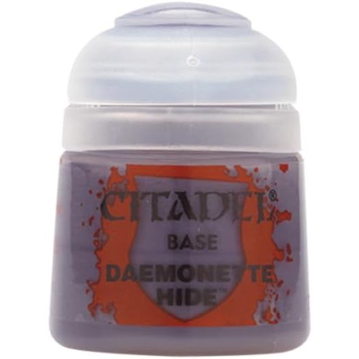 Citadel Base paints are high quality acrylic paints specially formulated for base coating your miniatures quickly and easily. They are designed to give a smooth matte finish over black or white undercoats with a single layer.