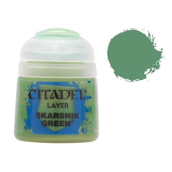 Citadel Layer paints are high quality acrylic paints, and with 70 of them in the Citadel Paint range, you have a huge range of colours and tones to choose from when you paint your miniatures. They are designed to be used straight over Citadel Base paints (and each other) without any mixing. By using several layers you can create a rich, natural finish on your models that looks fantastic on the battlefield. This pot contains 12ml of Troll Slayer Orange, one of 70 Layer paints in the Citadel Paint range. As w