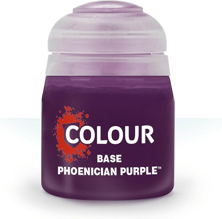 Citadel Base paints are high quality acrylic paints specially formulated for base coating your miniatures quickly and easily. They are designed to give a smooth matte finish over black or white undercoats with a single layer.