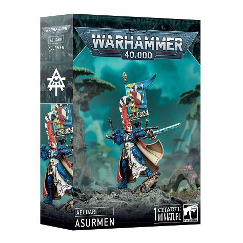This multipart plastic kit builds Asurmen. This kit contains 14 plastic components, and 1x Citadel 40mm Round Base. This miniature is supplied unassembled and unpainted – we recommend Citadel Plastic Glue and Citadel Colour paints.