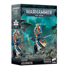 This multipart plastic kit builds Asurmen. This kit contains 14 plastic components, and 1x Citadel 40mm Round Base. This miniature is supplied unassembled and unpainted – we recommend Citadel Plastic Glue and Citadel Colour paints.