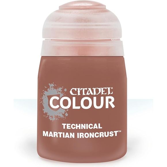 This paint pot contains .8 fl oz of Martian Ironcrust This watercolor based paint is intended to be used with an airbrush.