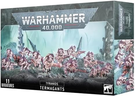 This multipart plastic kit builds 10 Termagants
