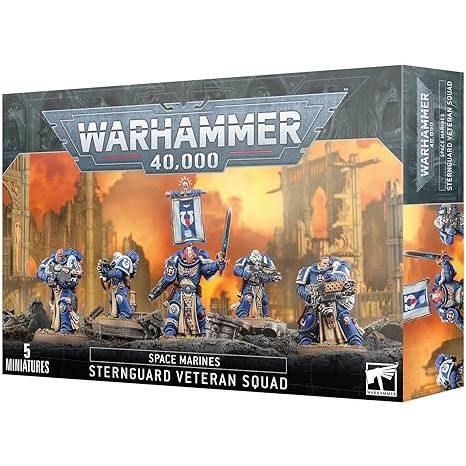 This multipart plastic kit builds five Sternguard Veterans