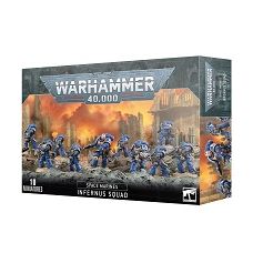 This multipart plastic kit builds 10 Infernus Marines