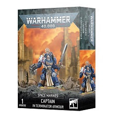 This multipart plastic kit builds one Captain in Terminator Armour