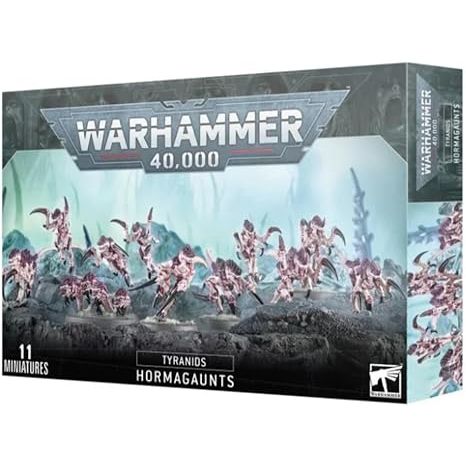 This multipart plastic kit builds 10 Hormagaunts