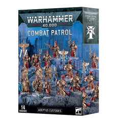This set includes the following multipart plastic models:
- 1x Blade Champion
- 3x Allarus Custodians
- 5x Custodian Guard
- 5x Custodian Wardens