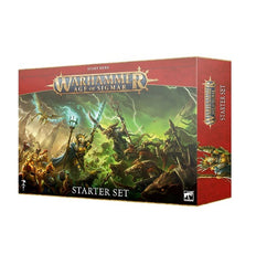 Inside this boxed set you will find:
35x Push-fit, plastic miniatures:
– 1x Lord-Veritant with 1x Gryph-crow
– 3x Prosecutors
– 5x Stormcast Eternals Liberators
– 1x Grey Seer
– 1x Warlock Engineer
– 3x Rat Ogors
– 20x Skaven Clanrats
- 1x 64-page handbook
- 1x Double-sided gaming mat, measuring 30" x 22.4" approx.
- 2x 12" range rulers
- 2x Double-sided reference sheets
- 6x Six-sided 'D6' dice
This kit comes supplied with 3x Citadel 32mm Round Hex Hole Bases, 3x Citadel 50mm Round Hex Hole Bases, 9x Ci