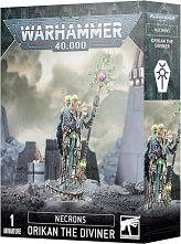 This multipart plastic kit builds Orikan the Diviner