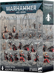 This set includes the following multipart plastic models:
- 1x Canoness
- 5x Celestian Sacresants
- 10x Battle Sisters, with 1x Incensor Cherub
- 10x Arco-Flagellants
- 2x Adepta Sororitas Transfer Sheets, each containing 290 transfers
All models come with their appropriate bases. These miniatures are supplied unpainted and require assembly – we recommend using Citadel Plastic Glue and Citadel Colour paints.