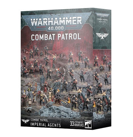 This set includes the following multipart plastic models:
– 1x Ministorum Priest with Vindictor
– 1x Eversor Assassin
– 6x Inquisitorial Agents, with 1x Tome-skull
– 20x Vigilant Squad, with 2x Cyber-mastiffs, and 2x Nuncio-aquilas
This set also includes 2x Adeptus Arbites Transfer Sheets, each containing 297x high-quality waterslide transfers for you to add even more individual flavour to your miniatures.
This set comprises 492 plastic components, and is supplied with 1x Citadel 32mm Round Slotta Base,
