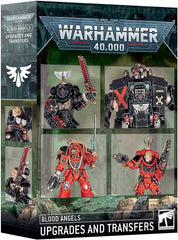 This multipart plastic upgrade set allows you to customise your Space Marine models – including infantry, Terminators, and Dreadnoughts – to give them even more Blood Angels flavour and personality. You'll find extra accessories, cosmetic details, characterful heads, and sculpted shoulder pads for a variety of armour types.
This upgrade set comprises 66 plastic components, and is designed to be assembled with a variety of other plastic Space Marine kits, which are sold separately. These components are supp
