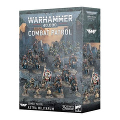 This box contains 25 plastic miniatures. It is an excellent way to immediately start playing Warhammer.
This set includes the following multipart plastic miniatures:
– 5x Cadian Command Squad soldiers
– 10x Kasrkin
– 10x Attilan Rough Riders
This kit comprises 533 plastic components, 15x Citadel 28.5mm Round Bases, and 10x Citadel 60mm by 35.5mm Oval Bases. This set also includes 2x Astra Militarum Transfer Sheets, each containing 597 high-quality waterslide transfers to customise your models.
These mini