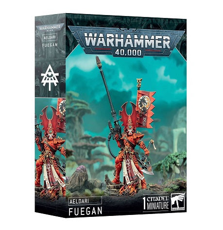 This multipart plastic kit builds Fuegan. This kit contains 18 plastic components, and 1x Citadel 40mm Round Base. This miniature is supplied unassembled and unpainted – we recommend Citadel Plastic Glue and Citadel Colour paints.