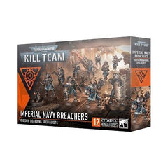 This multipart plastic kit builds a squad of 10 Imperial Navy Breachers, 1 C.A.T Unit and 1 Gheistskull. This kit contains 153 plastic components, 38 double-sided Imperial Navy Breachers tokens, 10x Citadel 25mm Round Bases, and 2x Citadel 28mm Round Bases.
These miniatures are supplied unpainted and require assembly – we recommend using Citadel Plastic Glue and Citadel Colour paints.