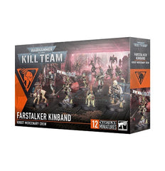 This multipart plastic kit builds 10 Kroot mercenaries and 2 Kroot Hounds. This kit contains 142 plastic components, and comes with 10x Citadel 28.5mm Round Bases, a sheet of 39 double-sided Farstalker Kinband tokens, 1x Citadel 28mm Round Base, and 1x Citadel 32mm Round Base.
These miniatures are supplied unpainted and require assembly – we recommend using Citadel Plastic Glue and Citadel Colour paints.