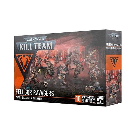 This multipart plastic kit builds 10 Beastmen. This kit contains 122 plastic components, a sheet of 39 double-sided Fellgor Ravagers tokens, and 10x Citadel 32mm Round Bases.
These miniatures are supplied unpainted and require assembly – we recommend using Citadel Plastic Glue and Citadel Colour paints.