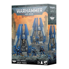 Release Date 7/12
This multipart plastic kit builds two Drop Pods. This kit comprises 66 plastic components. These miniatures require assembly and are supplied unpainted – we recommend using Citadel Plastic Glue and Citadel Colour paints.