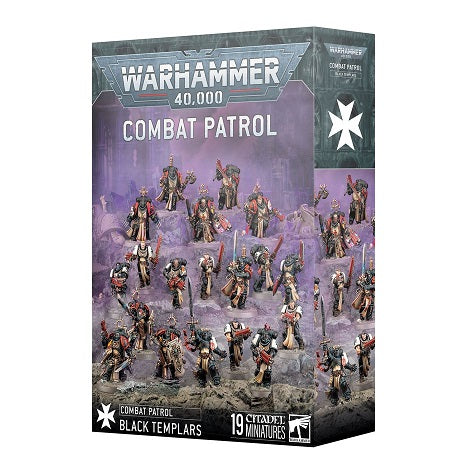 Release Date 8/09/2025
This boxed set builds 19 multipart plastic Black Templars miniatures:
– 1x Emperor's Champion
– 3x Bladeguard Veterans
– 5x Sword Brethren
– 10x Crusaders
This kit comprises 468 plastic components, 10x Citadel 40mm Round Bases, 4x Citadel 28mm Round Bases, 6x Citadel 32mm Round Bases, and 2x Black Templars Upgrades Transfer Sheets, each containing 240 high-quality waterslide transfers to decorate your miniatures.
These miniatures require assembly and are supplied unpainted – we recomm