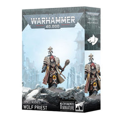 This product has a release date of 7/12
This multipart plastic kit builds one Wolf Priest. This kit comprises 20 plastic components and 1x Citadel 40mm Round Base. This miniature requires assembly and is supplied unpainted – we recommend using Citadel Plastic Glue and Citadel Colour paints.